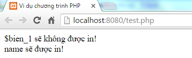 Biến trong PHP